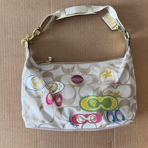 Coach Multi-Color Hobo Bag Shoulder Bag